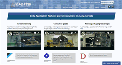Desktop Screenshot of delta-at.be